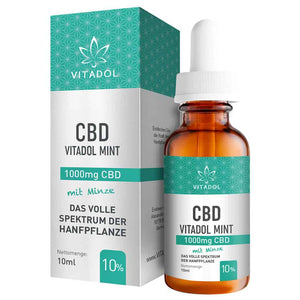 VITADOL MENTHE HUILE BIO CBD 10% 10ML